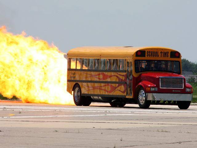 Meet The Jet-Powered 367-MPH School Bus