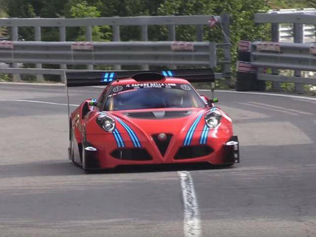 This Insane 600-HP Hill Climber Makes Us Wish Alfa Romeo Raced The 4C