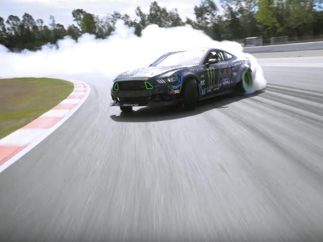 Drifting A 750-HP Mustang Around An F1 Track Is As Epic As It Sounds