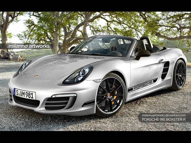 Rendered: Possible Porsche 981 Boxster R is Picture-Perfect