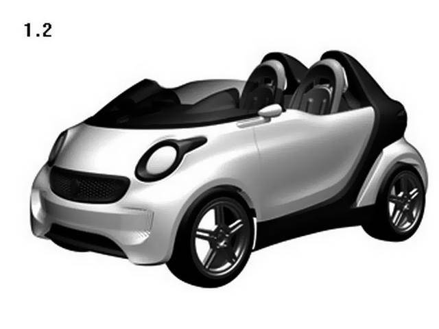 Mercedes-Benz Patent for Smart Roadster Model