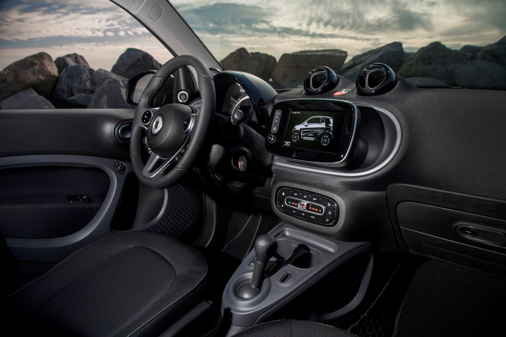 2017 smart fortwo Electric Drive Cabrio Interior Photos