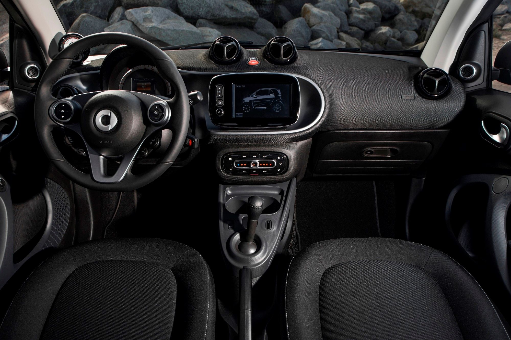 2017 smart fortwo Electric Drive Cabrio Interior Photos