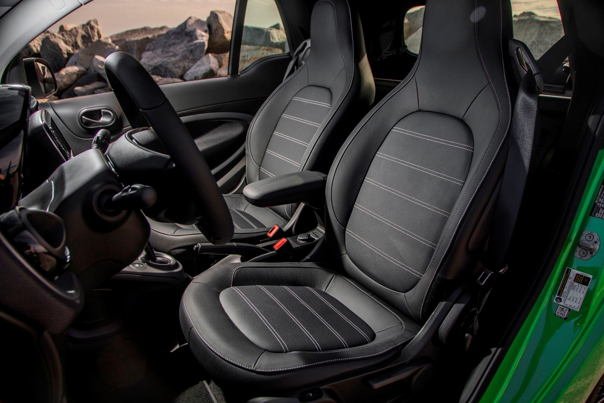 2017 smart fortwo Electric Drive Cabrio Interior Photos