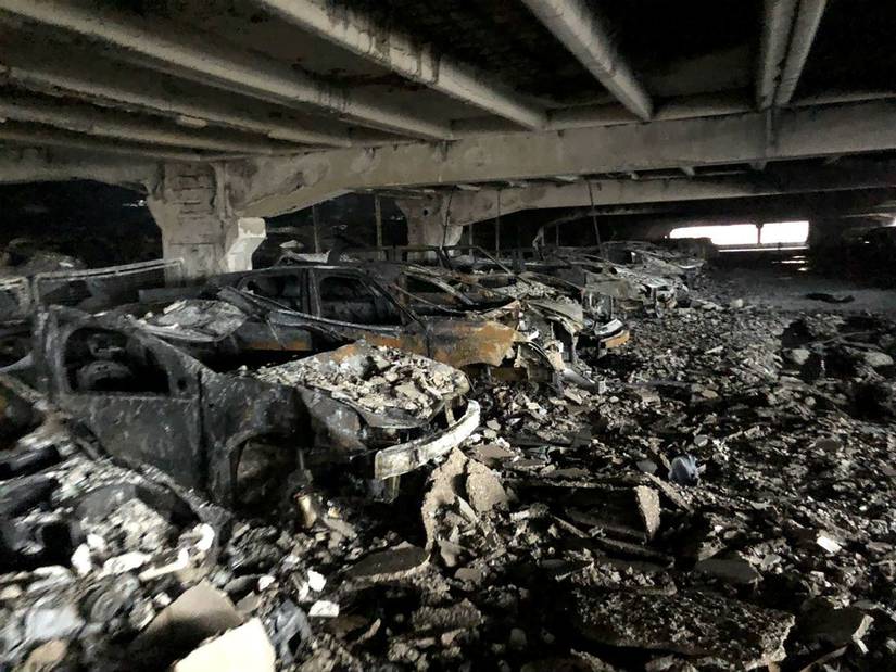 1,400 Cars Perish In Massive Parking Garage Fire