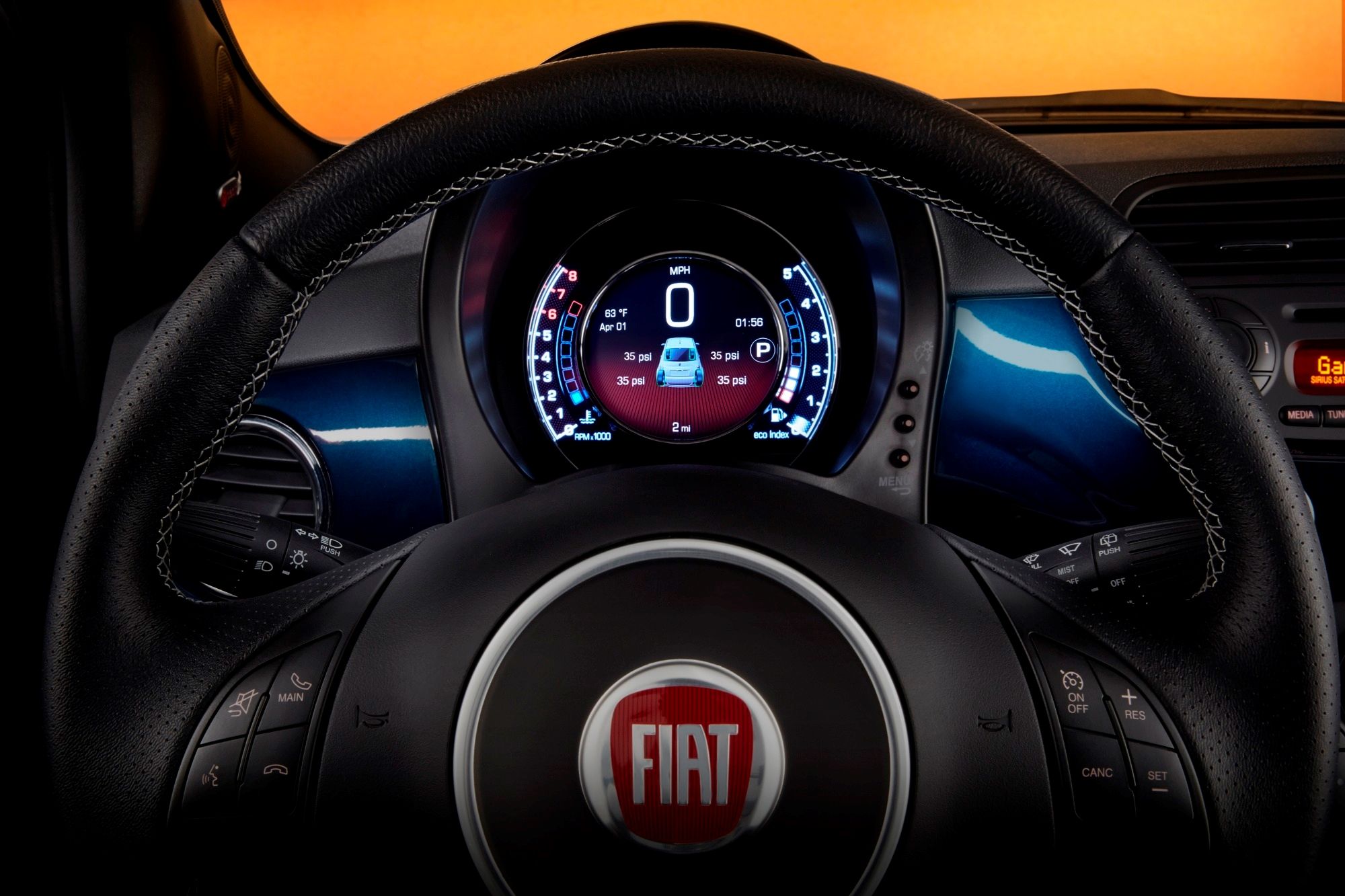 2014 Fiat 500c Interior Photos
