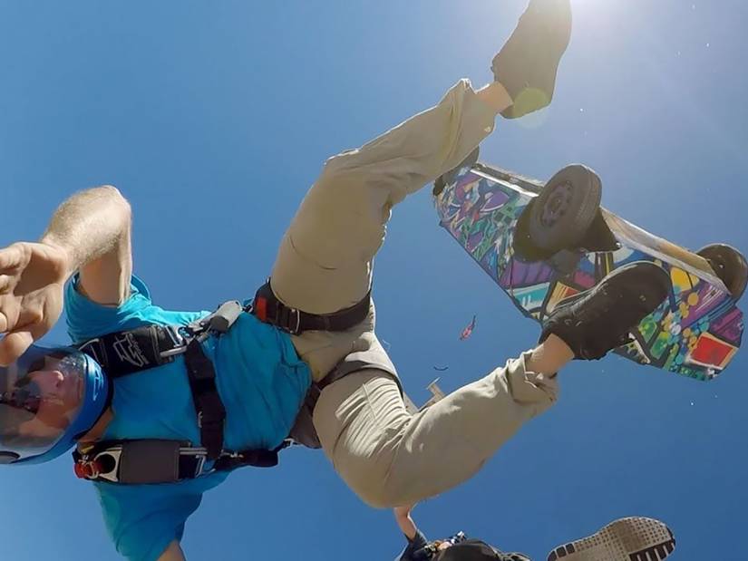 This Is What Skydiving In A Car Looks Like
