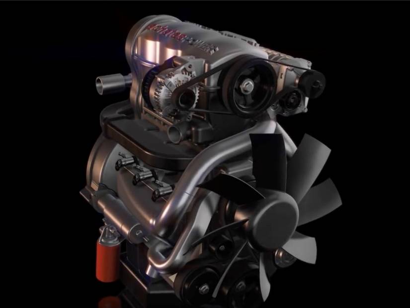 Witness The Operation Of The Bizarre Opposed Piston Combustion Engine