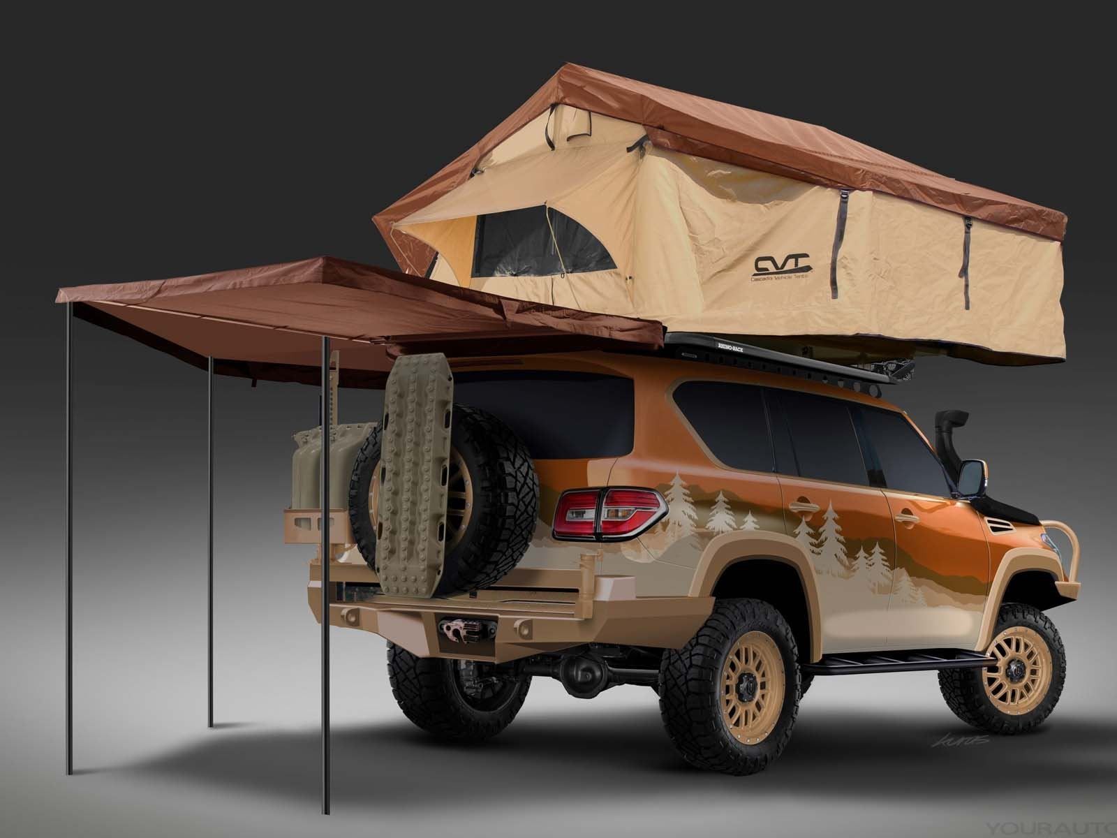 Nissan Gives Armada Full Dude Bro Overland Treatment