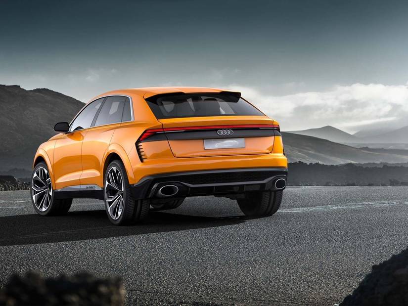Audi Q8 Reveals Its Shapely Rear End