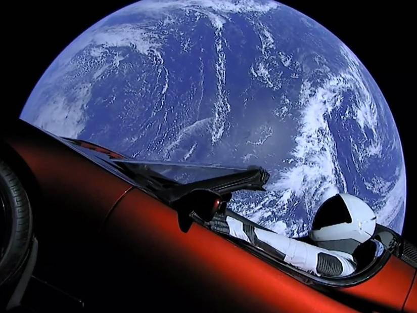 Space Car Model Tesla Roadster To Be Offered With