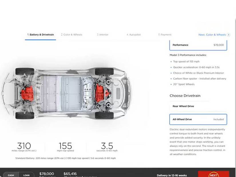 Tesla Finally Opens Up Model 3 Configurator To Everyone