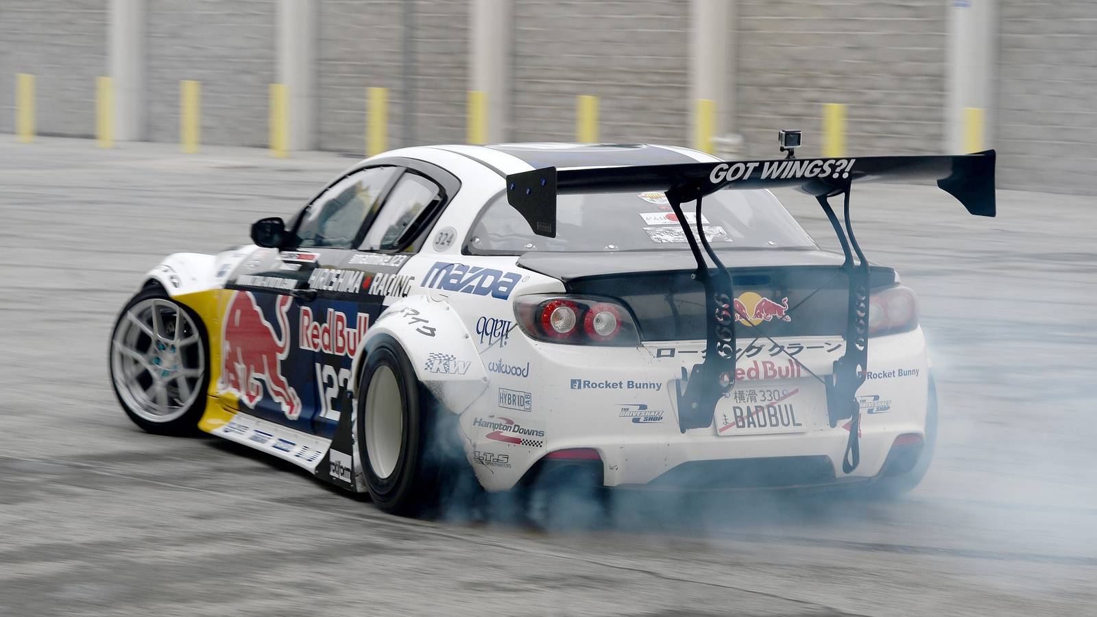 Riding In Mad Mike's 800hp 'BadBul' Drift Mazda RX-8 Was Incredible