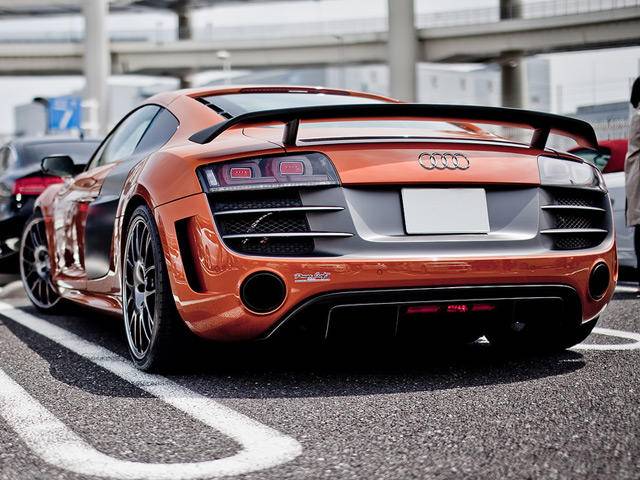 Burnt Orange R8 Audi R8 GT in Samoa Orange Spotted in Tokyo