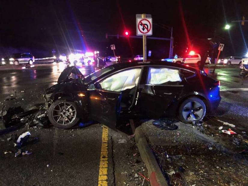 Watch The Tesla Model 3 Earn A Five-Star Crash Safety Rating