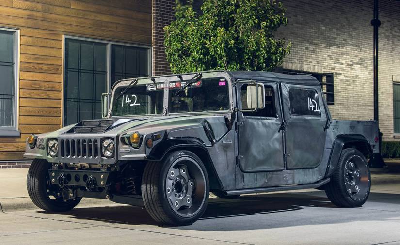 Tuned Humvee Bonkers 800-HP Humvee Ventures Off-Road And Onto The Drag Strip