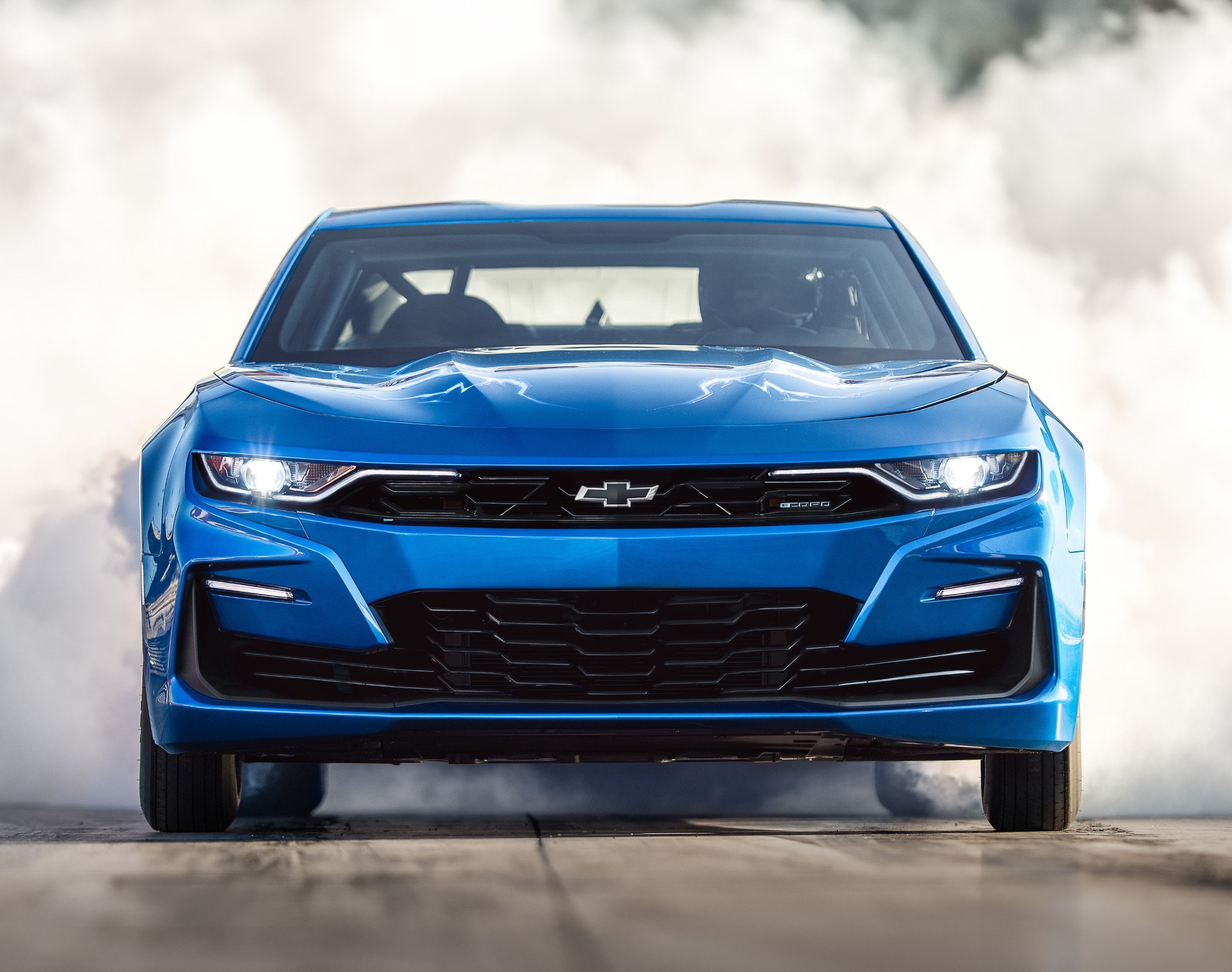 Chevrolet eCOPO Camaro's Silent Burnout Sounds Like A Vacuum Cleaner