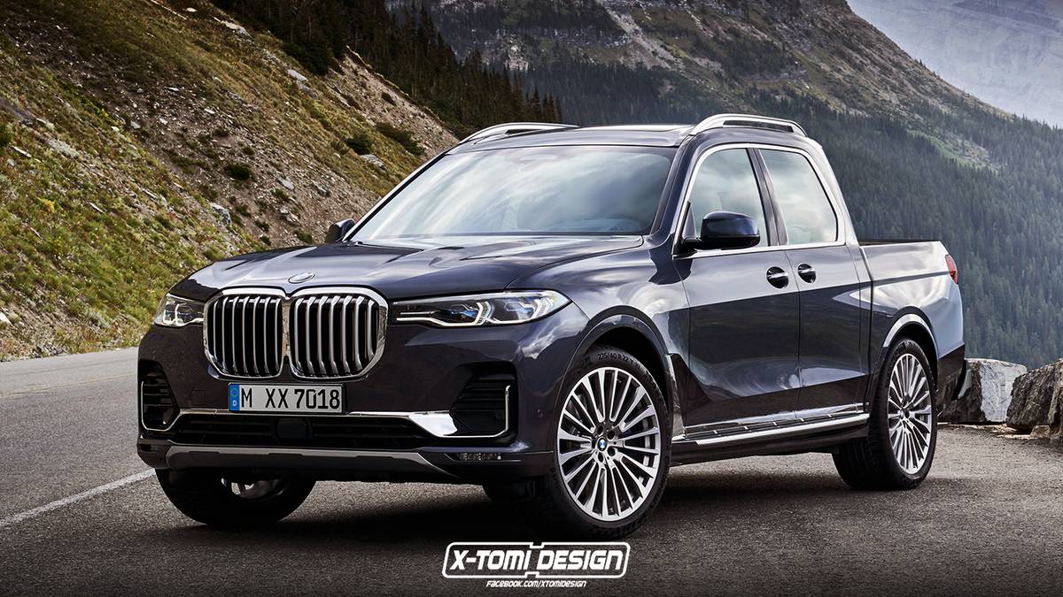 X7 Convertable BMW X7 Transformed Into Pickup, X7 M And X8