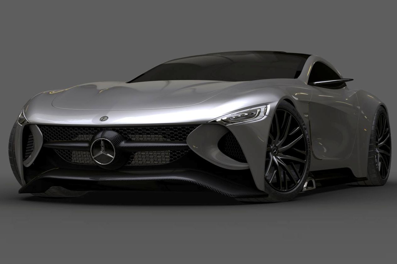 メルセデスベンツ　VISION SLR Mercedes SLR Vision Concept Is A Stunning Look At The Future
