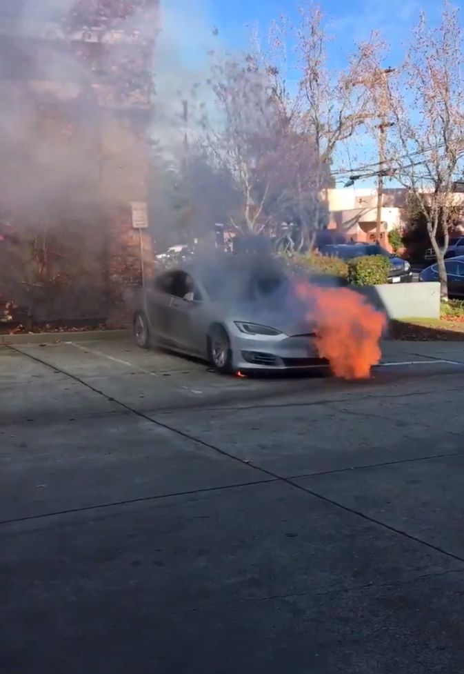 Tesla Model S Mysteriously Catches Fire...Twice