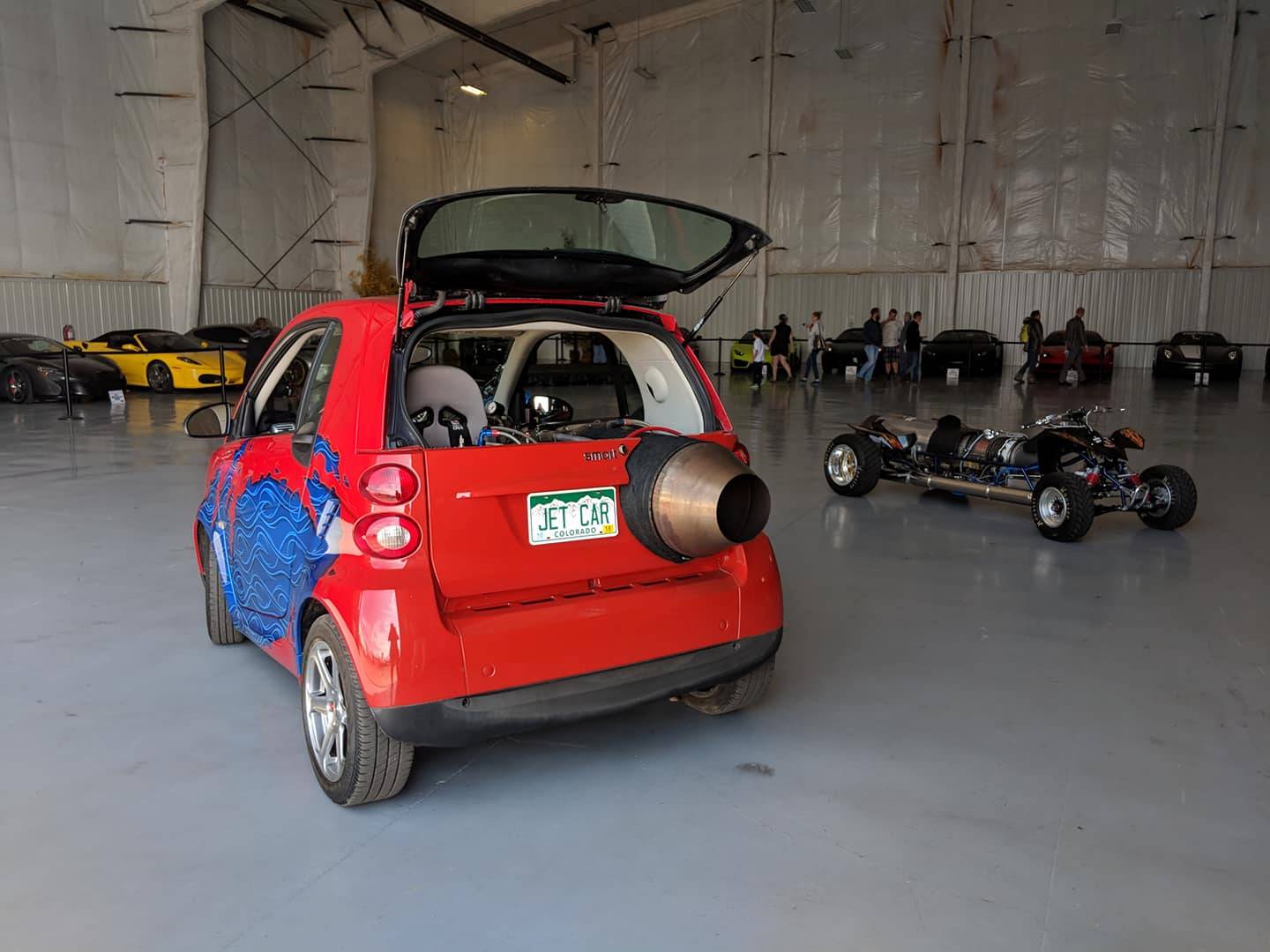Jet Engine Smart Insane 2,000-HP Jet-Powered Smart Car Is Street Legal