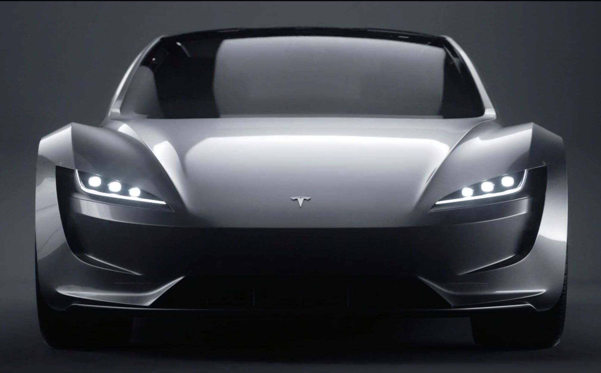 Tesla roadster front discount