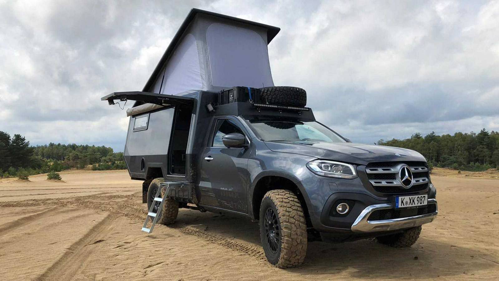 Modified X Class Mercedes X-Class Transformed Into Badass $200,000 Camper