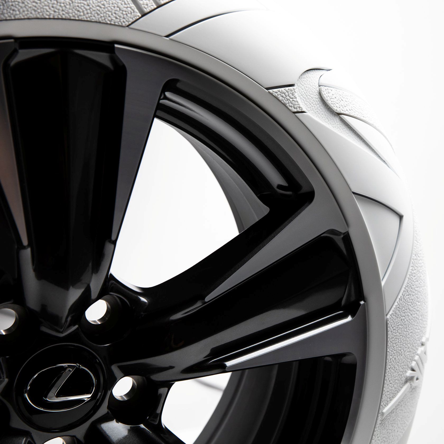 Unique Lexus UX Wears Tires Inspired By Nike Sneakers