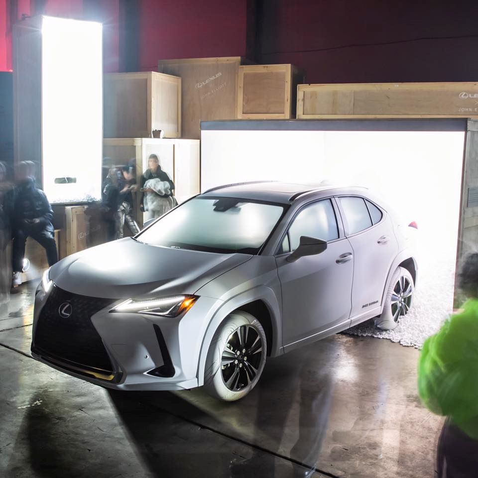 Unique Lexus UX Wears Tires Inspired By Nike Sneakers