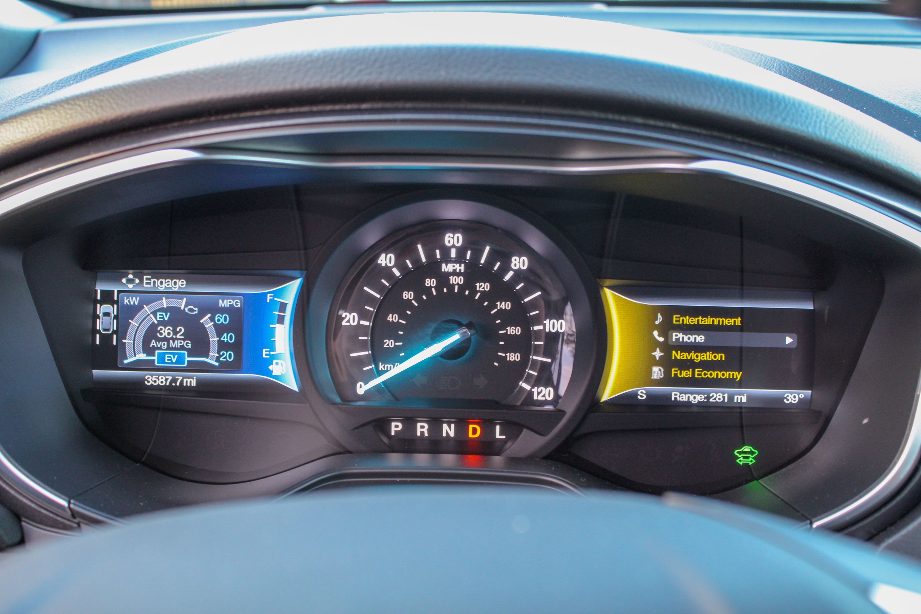 2020 Ford Fusion Energi Interior Photos