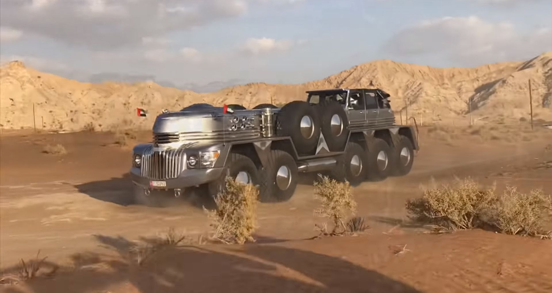 Ten-Wheeled Dhabiyan Is The World's Largest SUV