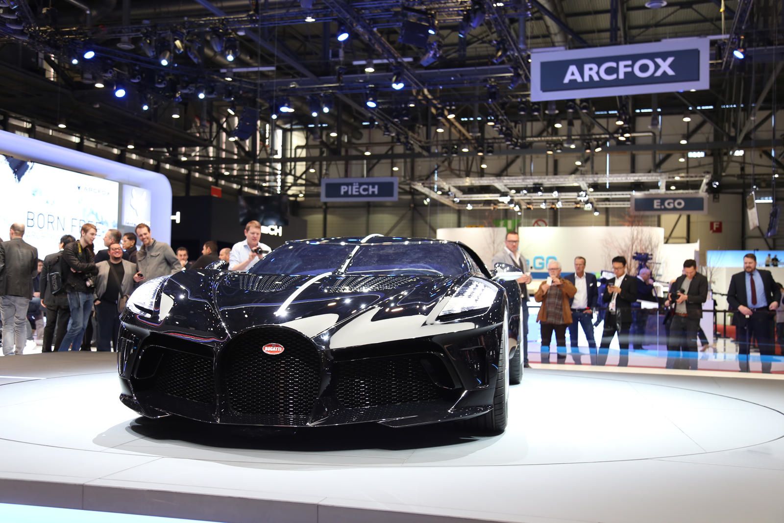 Watch The $18-Million Bugatti La Voiture Noire On The Move