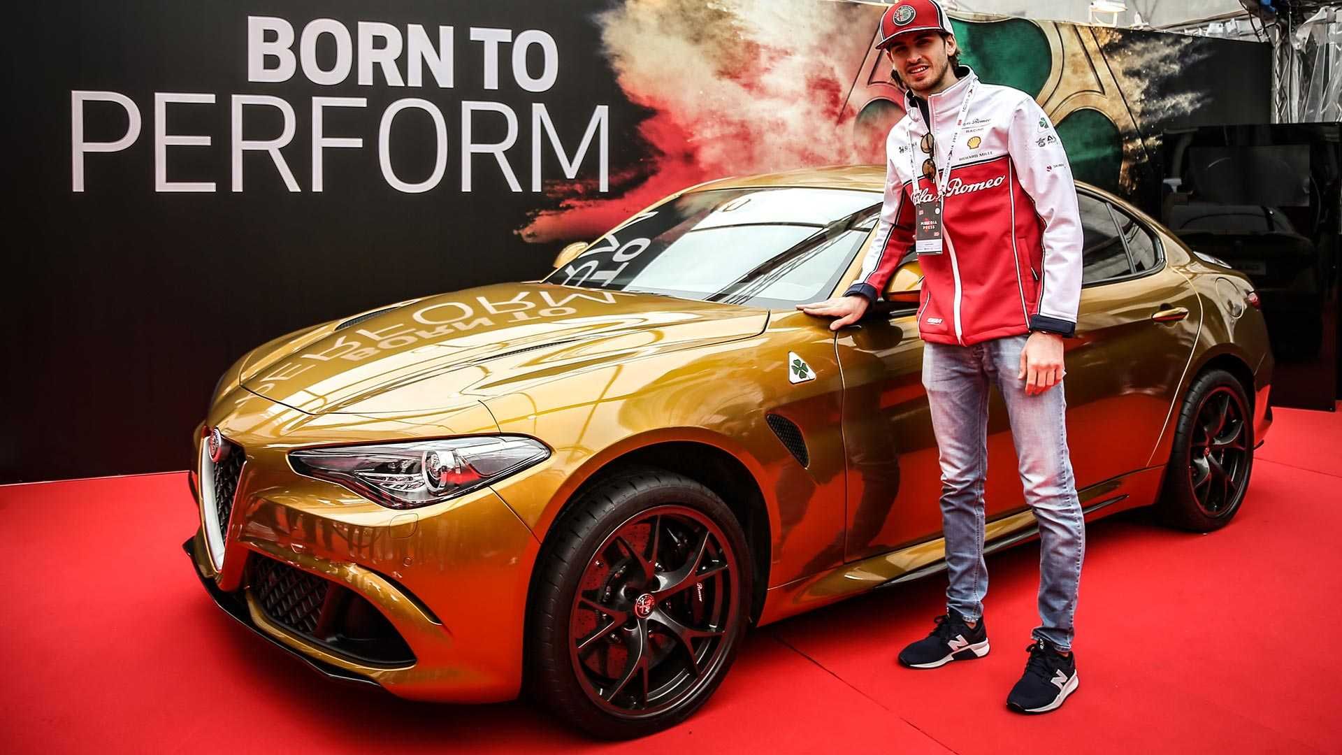 Gold Alfa Romeo Giulia Quadrifoglio Is A Stunning One-Off