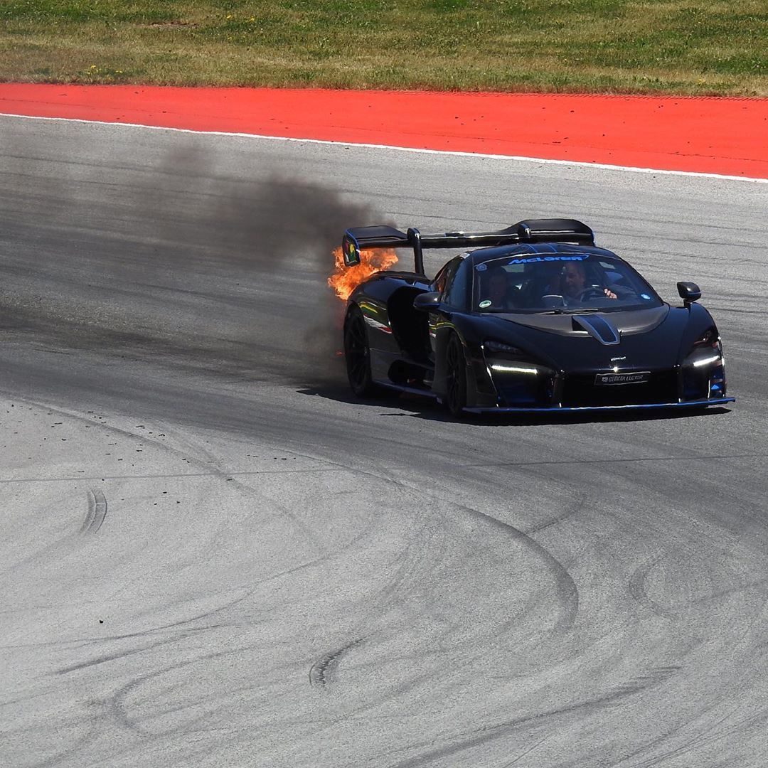 Another McLaren Senna Goes Up In Flames