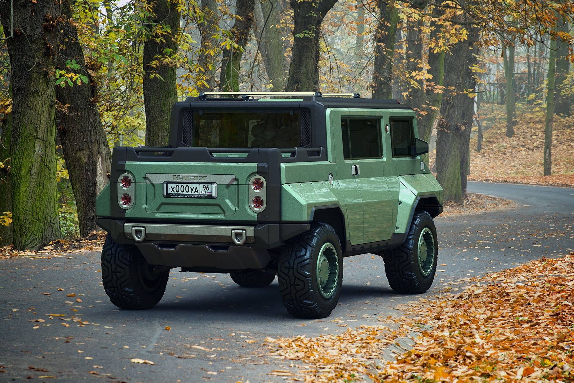 Off-Road Russian Hummer Concept Looks Like A Beast