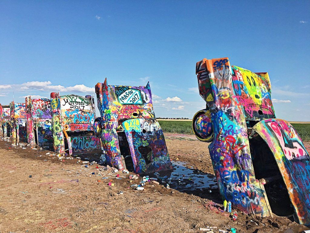 Iconic Cadillac Ranch Is The Victim Of Mysterious Arson