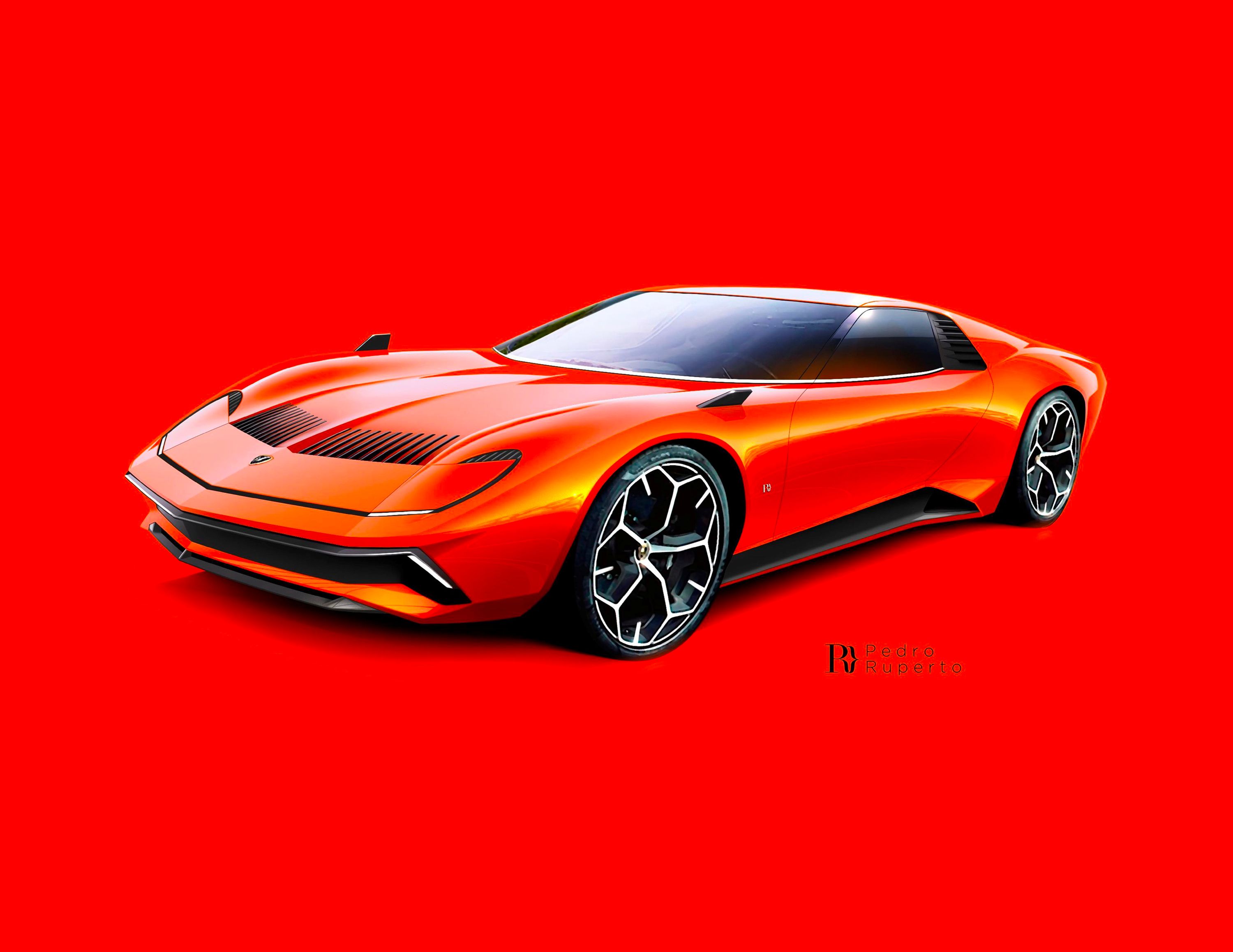 Lamborghini Miura Redesigned For The 21st Century