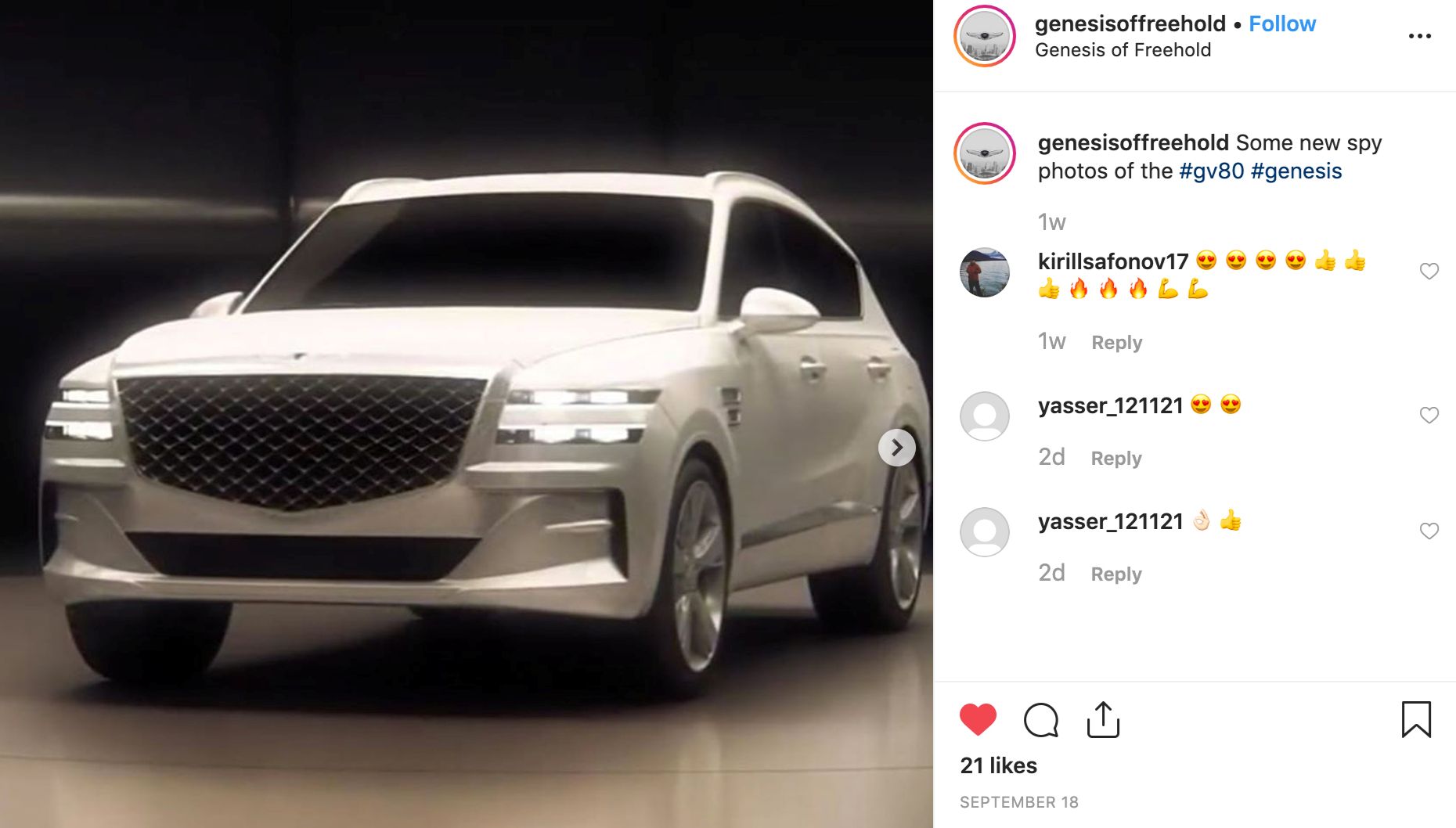 Did This Dealership Leak The Genesis GV80 SUV?