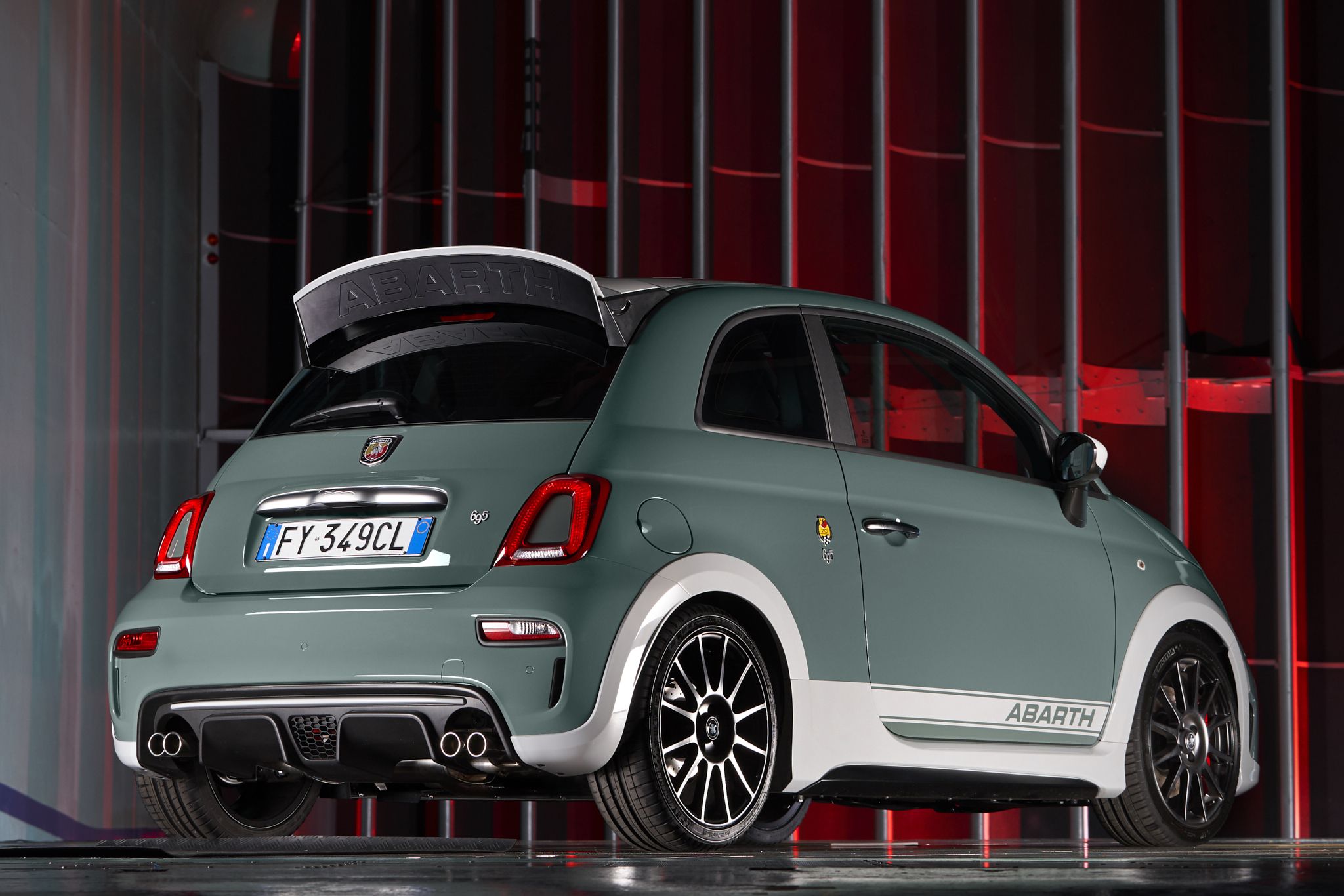 Special Edition Fiat 500 Abarth Gets HUGE Spoiler