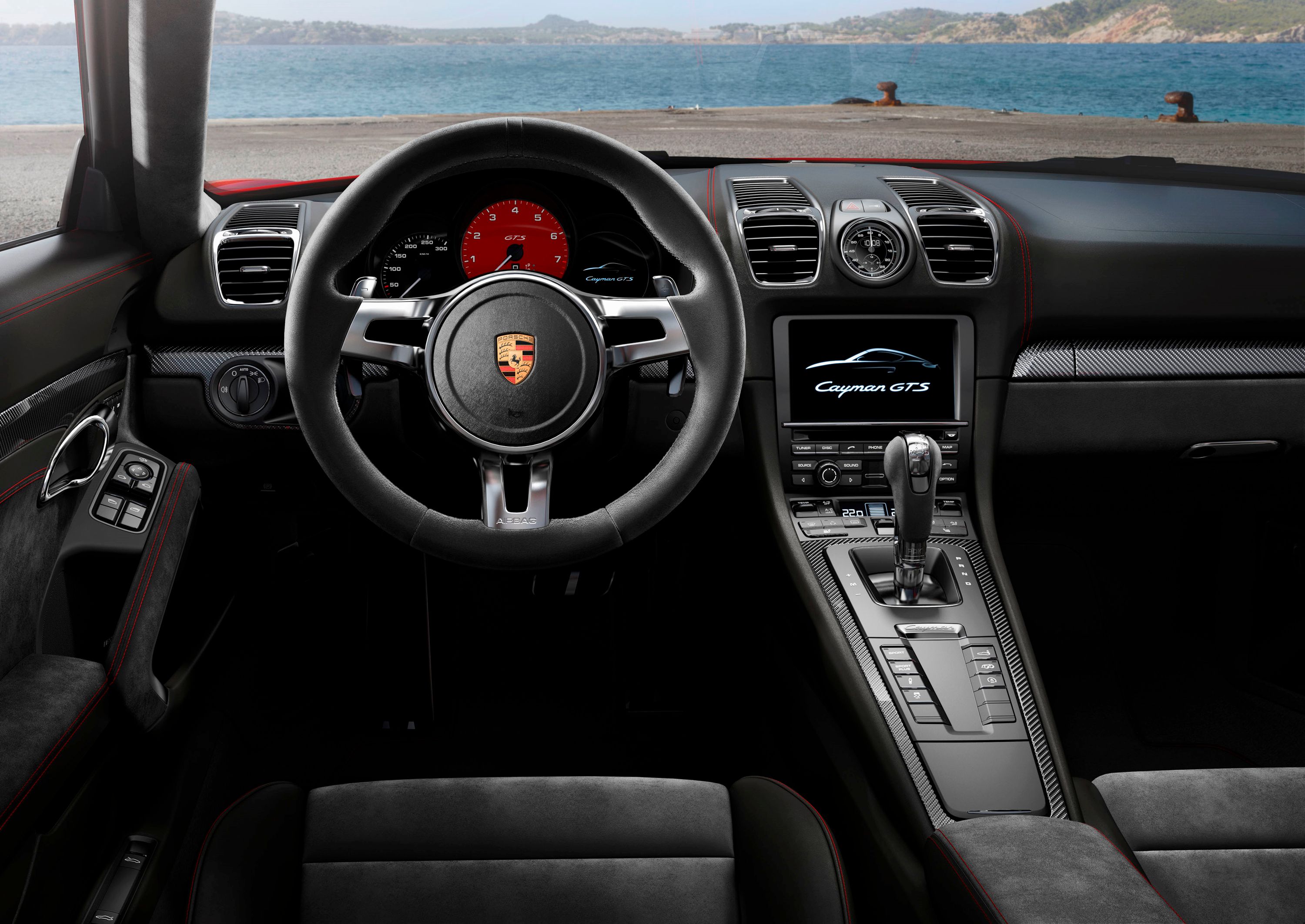 2016 Porsche 718 Cayman Interior Photos, image size:3000x2125