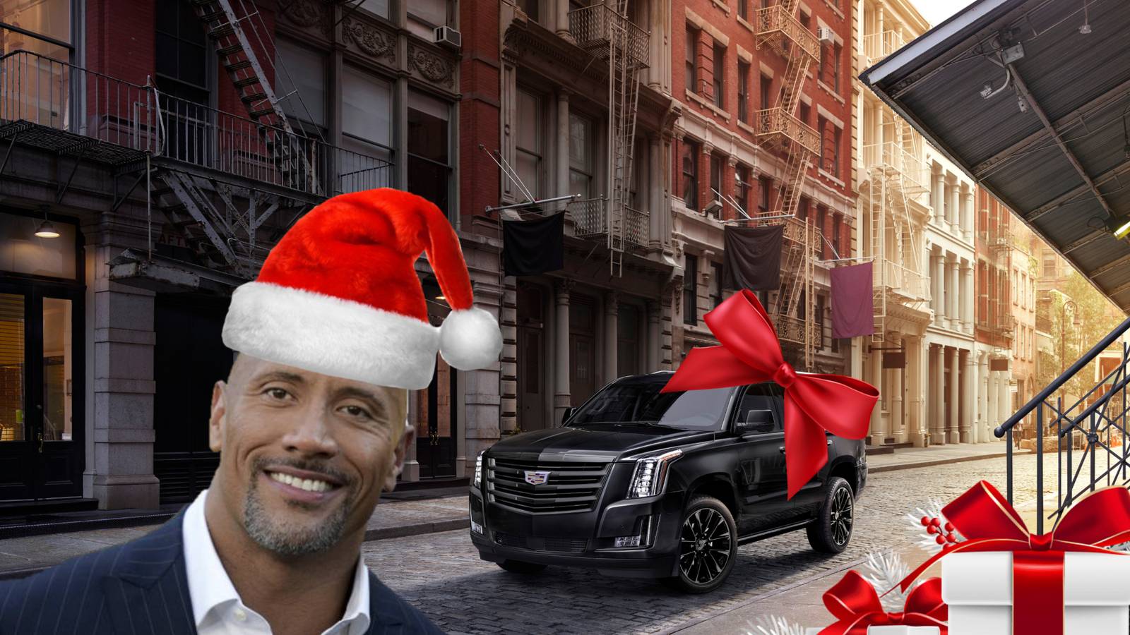 Santa The Rock Claus Gave His Sister A Very Special Christmas Gift