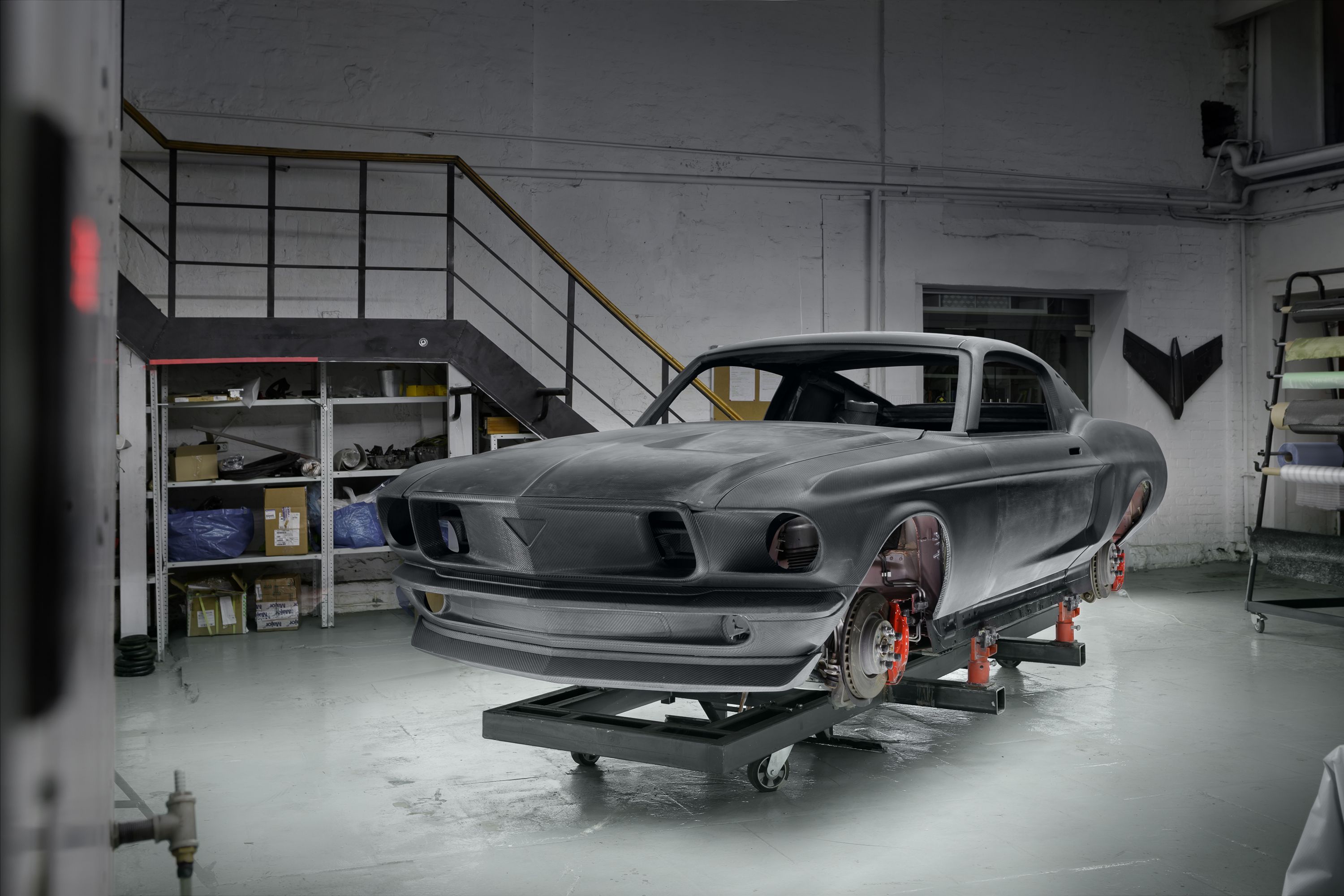 All-Electric Ford Mustang Is A Carbon-Fiber Masterpiece