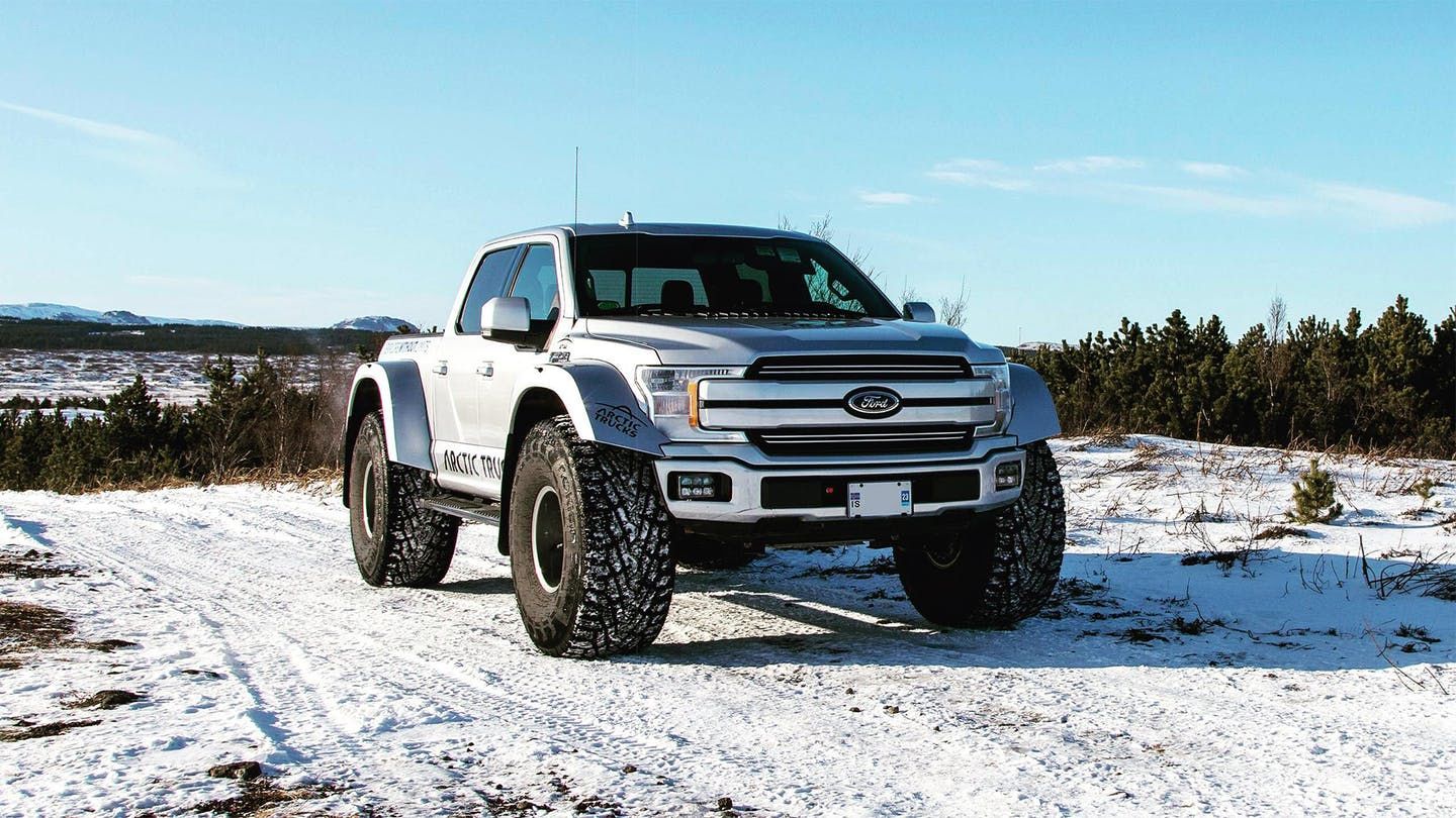 Ford F-150 Wears Mega 44-Inch Boots To Tackle The Arctic