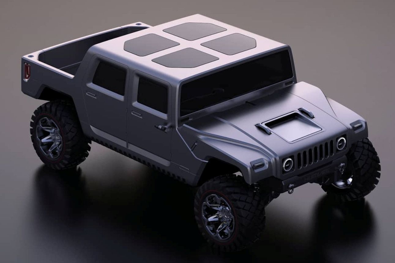 Hummer H1 Reimagined As A Modern Off-Road Bruiser
