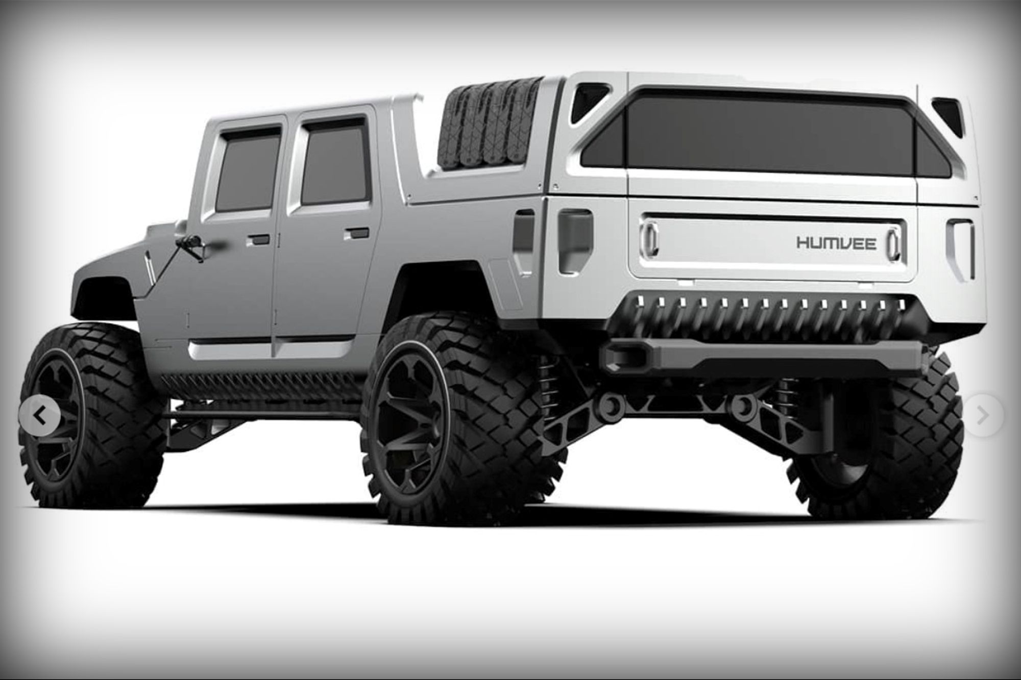 Hummer H1 Reimagined As A Modern Off-Road Bruiser