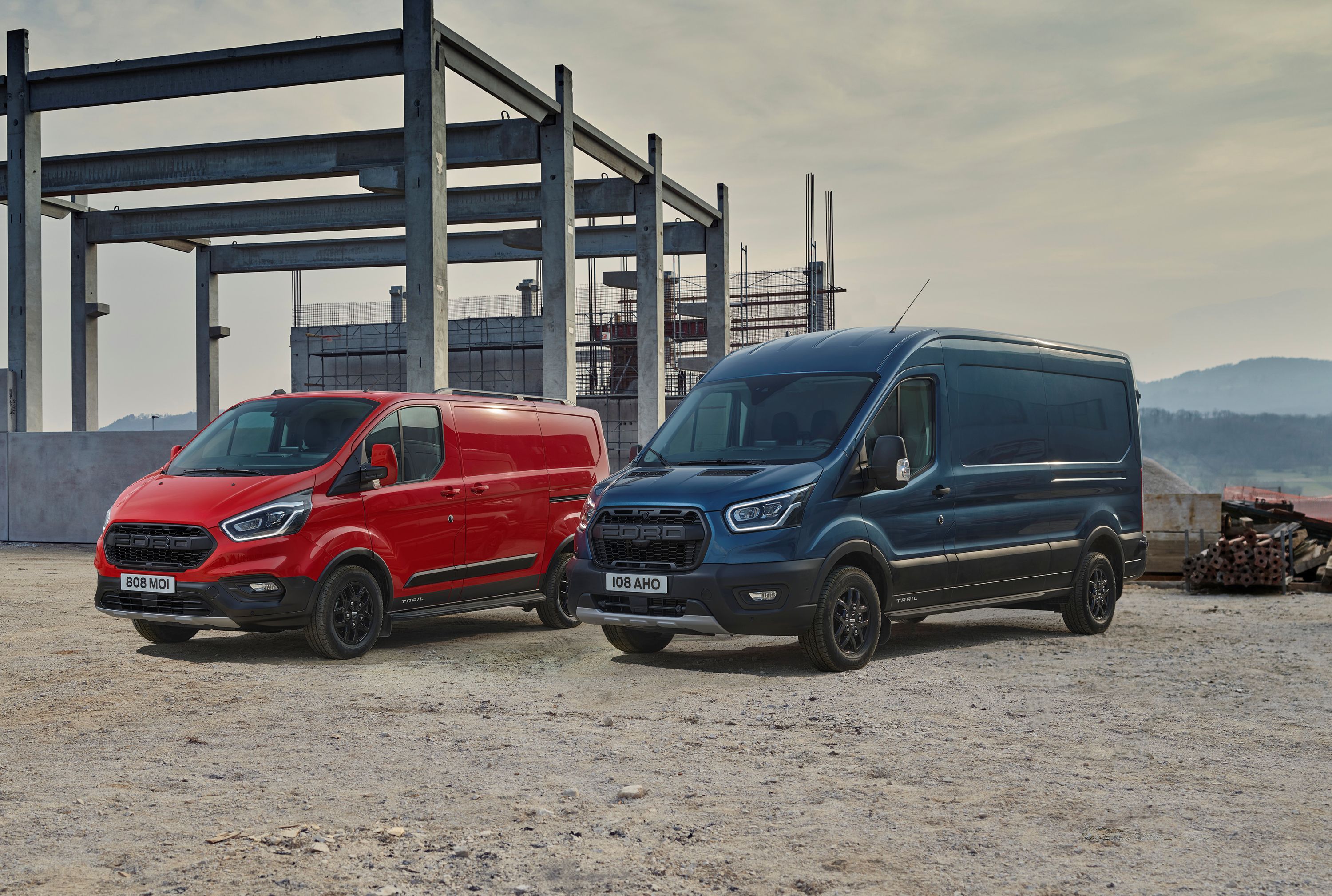 Ford Transit Van Gets Tough With Raptor-Style Grille