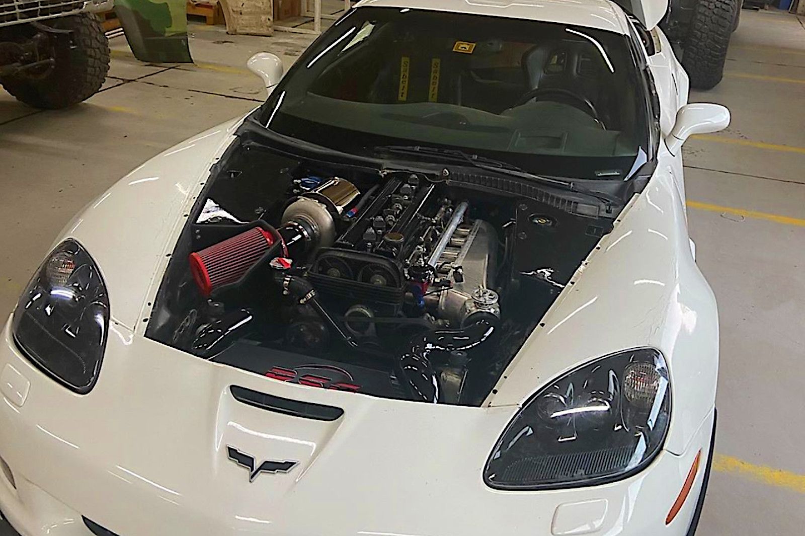 Someone Swapped A Toyota Supra Engine Into A Chevy Corvette Z06