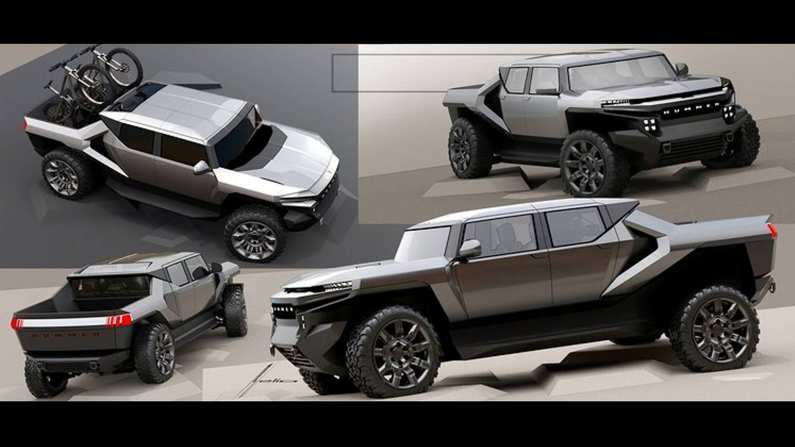 The GMC Hummer EV Almost Looked Like This