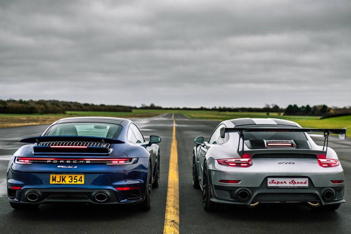 Porsche 911 Drag Race: 991 GT2 RS Vs. 992 Turbo S