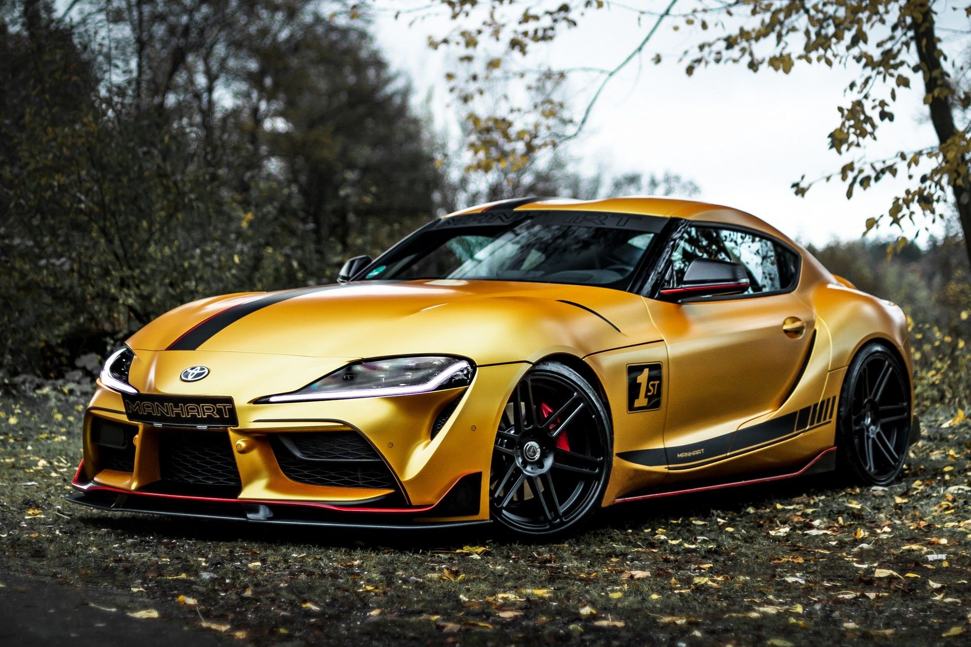 550-HP Toyota Supra Is A Gold BMW M4 Killer